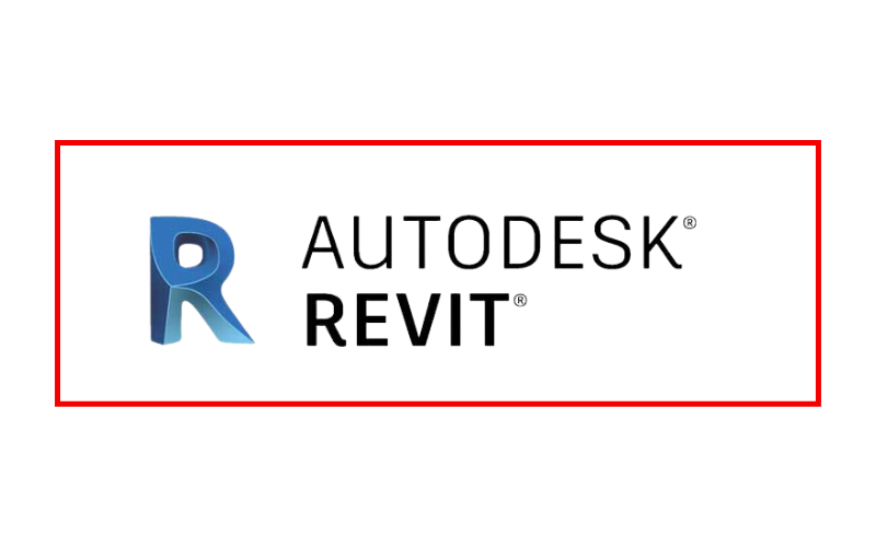 Autodesk Revit logo showing a blue stylized 'R' icon and the words 'AUTODESK REVIT'.