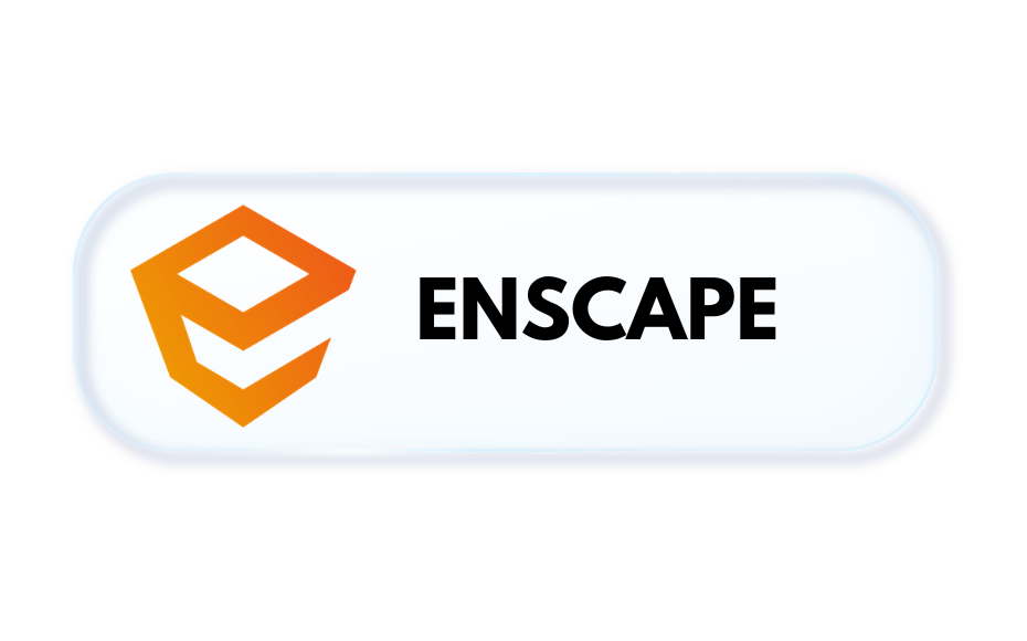 Brand logo: orange geometric cube icon to the left of the bold word ENSCAPE on a light blue rounded-pill background.