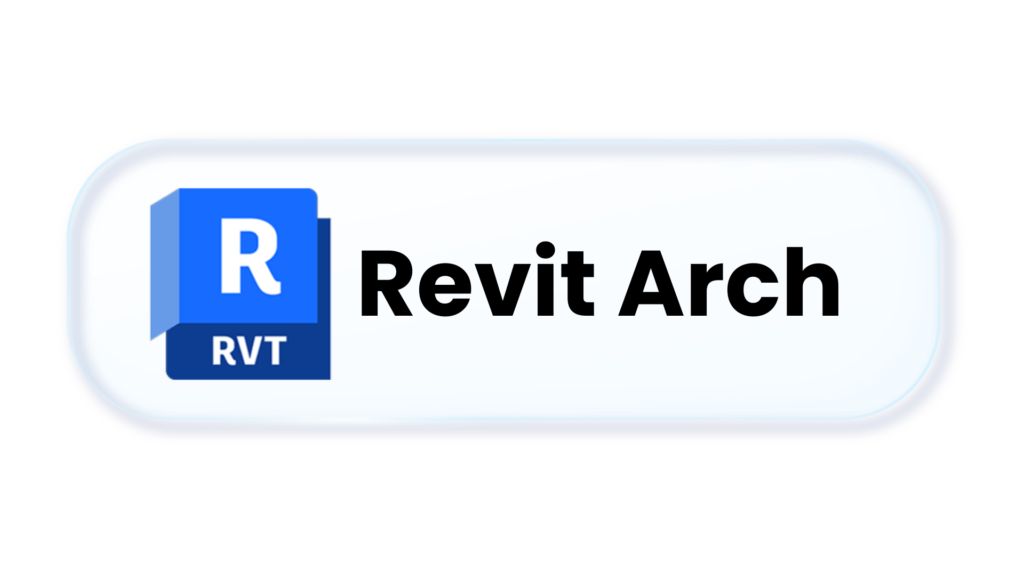Revit Arch banner with a blue icon on the left and bold 'Revit Arch' text on a pale rounded background