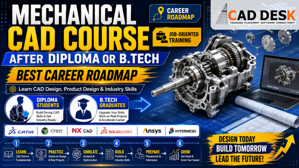 Mechanical CAD Course After Diploma or B.Tech: Best Career Roadmap