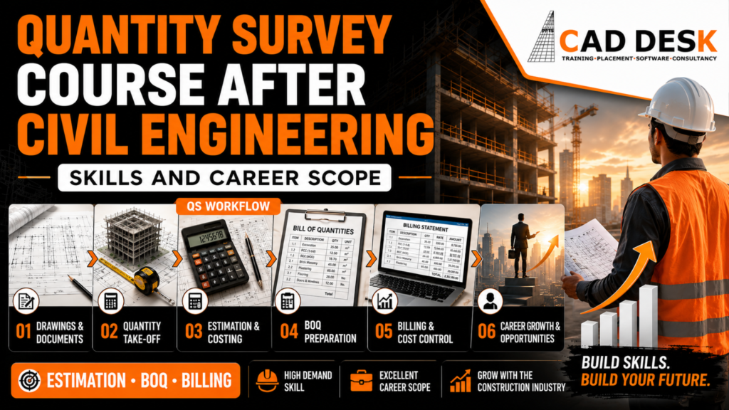 Quantity Survey Course After Civil Engineering: Skills and Career Scope
